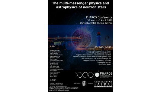 PHAROS Conference 2020: The multi-messenger physics and astrophysics of neutron stars